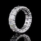 9ctw Radiant Prong Diamond Eternity Band
