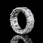 14ctw Radiant Prong Diamond Eternity Band