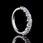 2ctw Prong Round Seven Stone Band