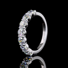 2ctw Prong Round Seven Stone Band