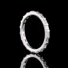 1ctw Half Bezel East West Emerald Eternity Band