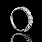 2-1/4ctw Prong Oval Seven Stone Band