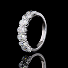 2-1/4ctw Prong Oval Seven Stone Band