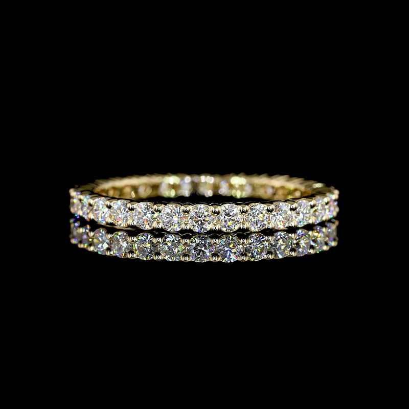 3/4ctw Prong Round Eternity Band