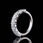 6ctw Prong Cushion Seven Stone Band