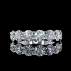 6ctw Prong Round Seven Stone Band