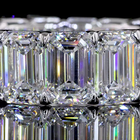 14ctw Emerald Prong Diamond Eternity Band