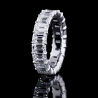 6ctw Emerald Prong Diamond Eternity Band