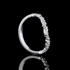 3/8ctw Prong Inclined Round & Pear Special Band