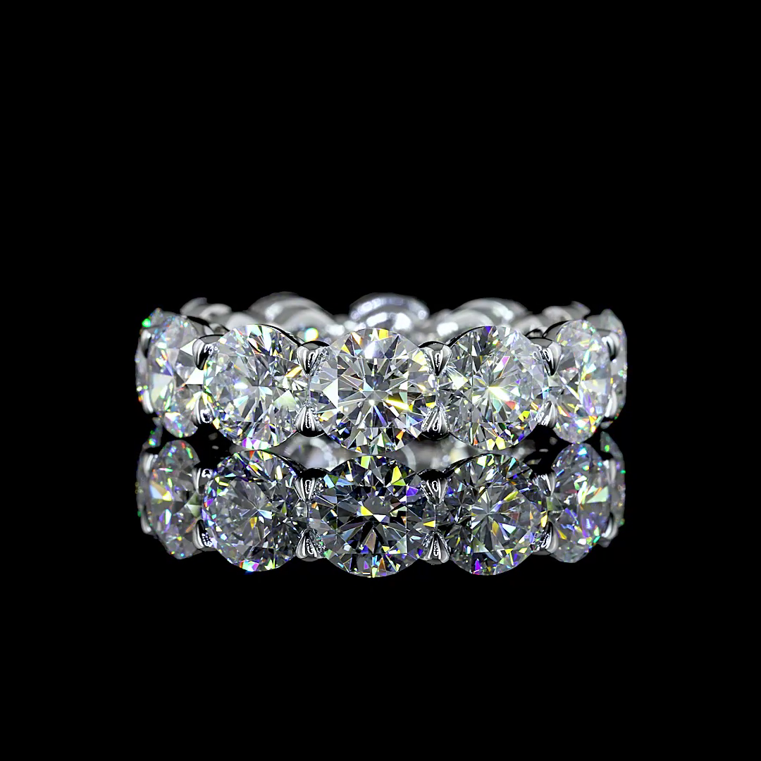 9ctw Round Prong Diamond Eternity Band