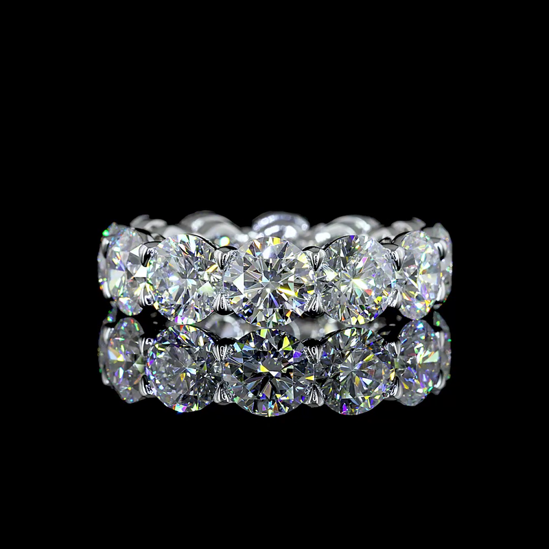 9ctw Round Prong Diamond Eternity Band