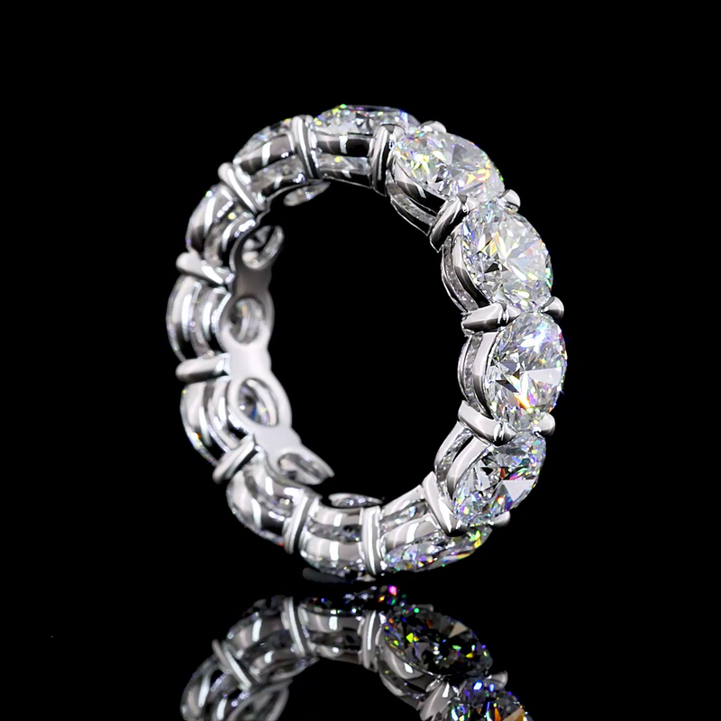 9ctw Round Prong Diamond Eternity Band