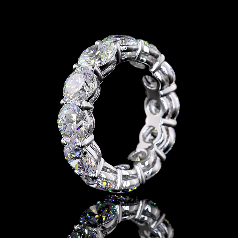 9ctw Round Prong Diamond Eternity Band