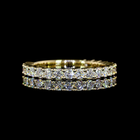 3/4ctw Prong Round 3/4 Eternity Band