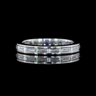 3/4ctw Channel East West Baguette 3/4 Eternity Band