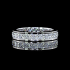 2-1/2ctw Channel Princess Eternity Band