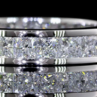2-1/2ctw Channel Princess Eternity Band