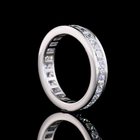 2-1/2ctw Channel Princess Eternity Band