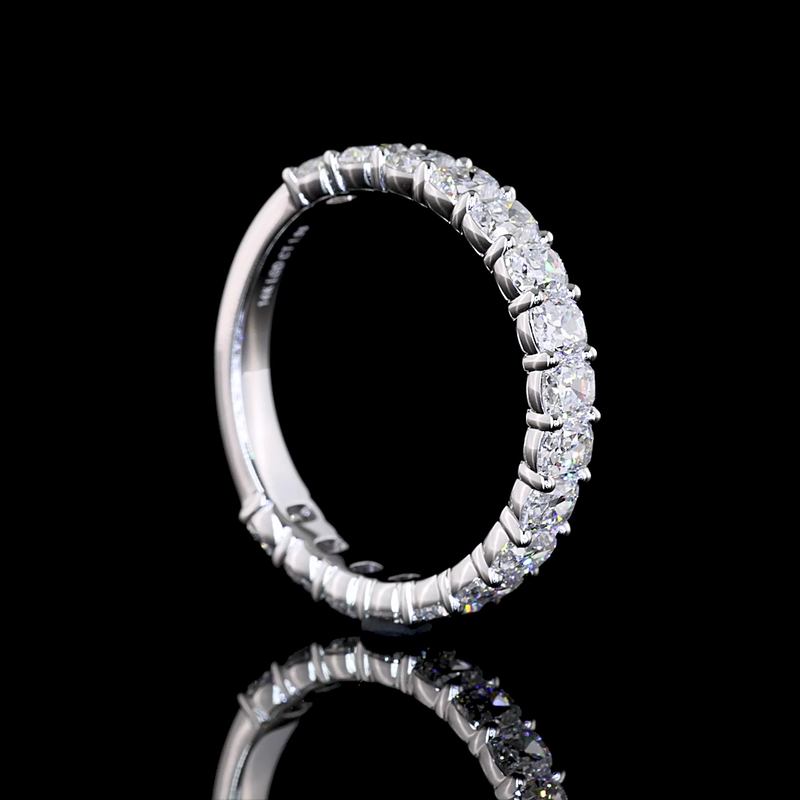 2ctw Prong Cushion 3/4 Eternity Band
