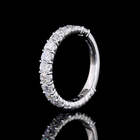 2ctw Prong Cushion 3/4 Eternity Band