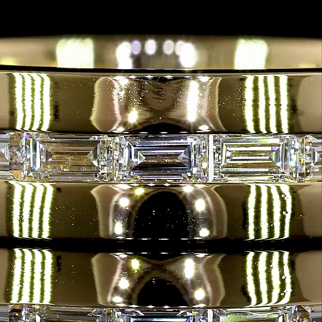 1-1/2ctw Baguette East West Channel Diamond Eternity Band