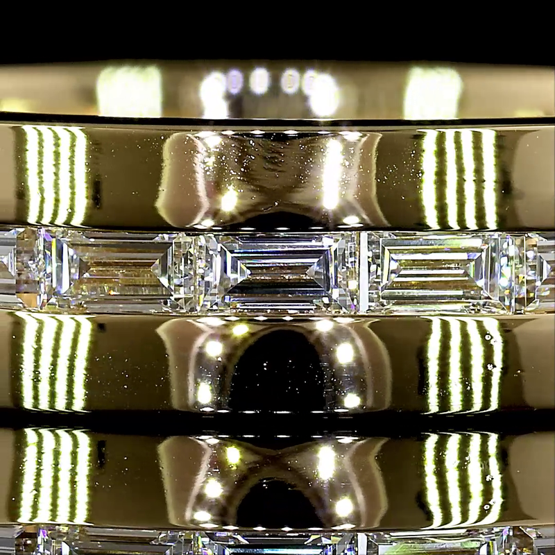 1-1/2ctw Baguette East West Channel Diamond Eternity Band