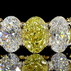 Oval Fancy Yellow Lab Grown Diamond (15ctw)