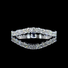 1/2ctw Prong Round 3/4 Eternity Band