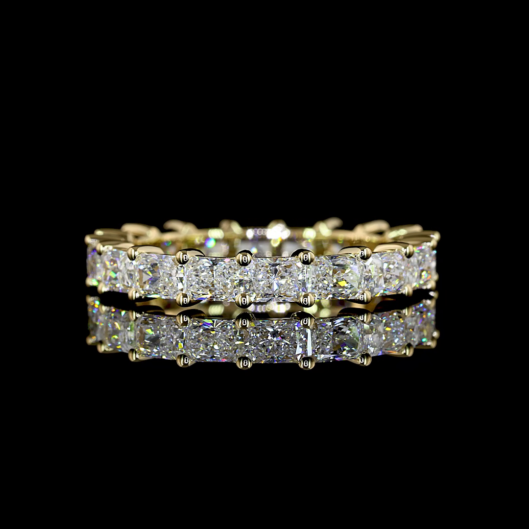 2ctw Prong East West Radiant Eternity Band