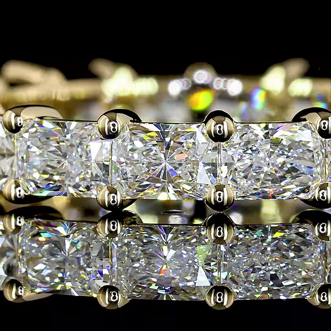 2ctw Prong East West Radiant Eternity Band