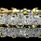 2ctw Prong East West Radiant Eternity Band