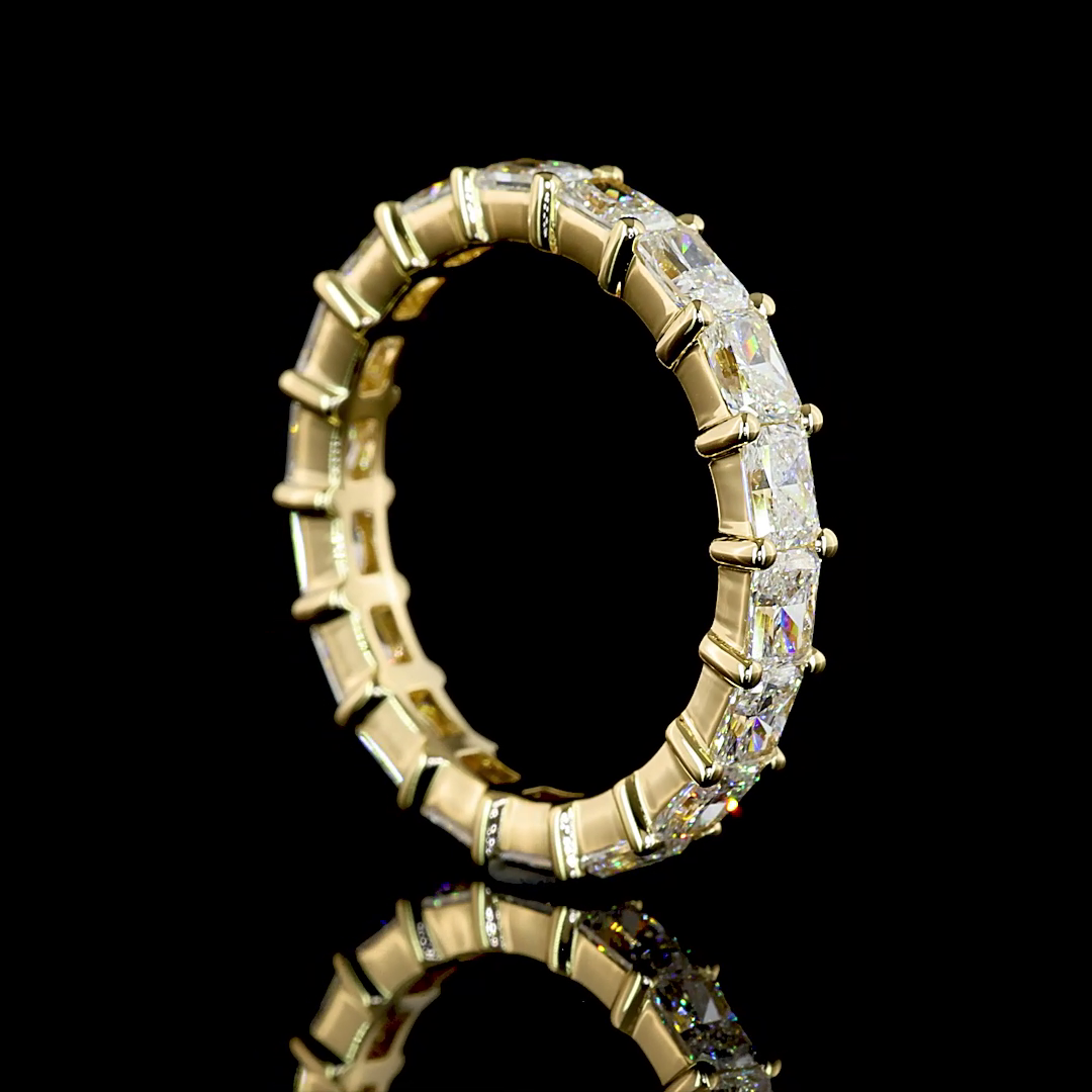 2ctw Prong East West Radiant Eternity Band