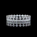 3/4ctw Prong Round Eternity Band