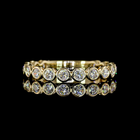 3/4ctw Bezel Round 3/4 Eternity Band