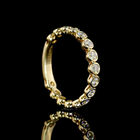 3/4ctw Bezel Round 3/4 Eternity Band
