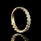 3/4ctw Bezel Oval 3/4 Eternity Band
