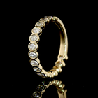 3/4ctw Bezel Oval 3/4 Eternity Band