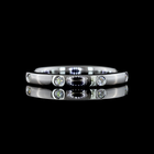 1/8ctw Bezel Round Eternity Band