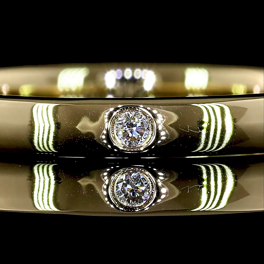 1/7ctw Bezel Round Eternity Band
