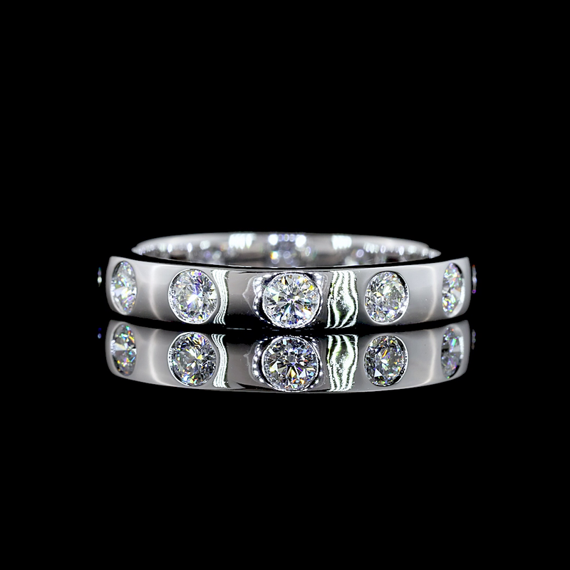 3/4ctw Flush Round Eternity Band