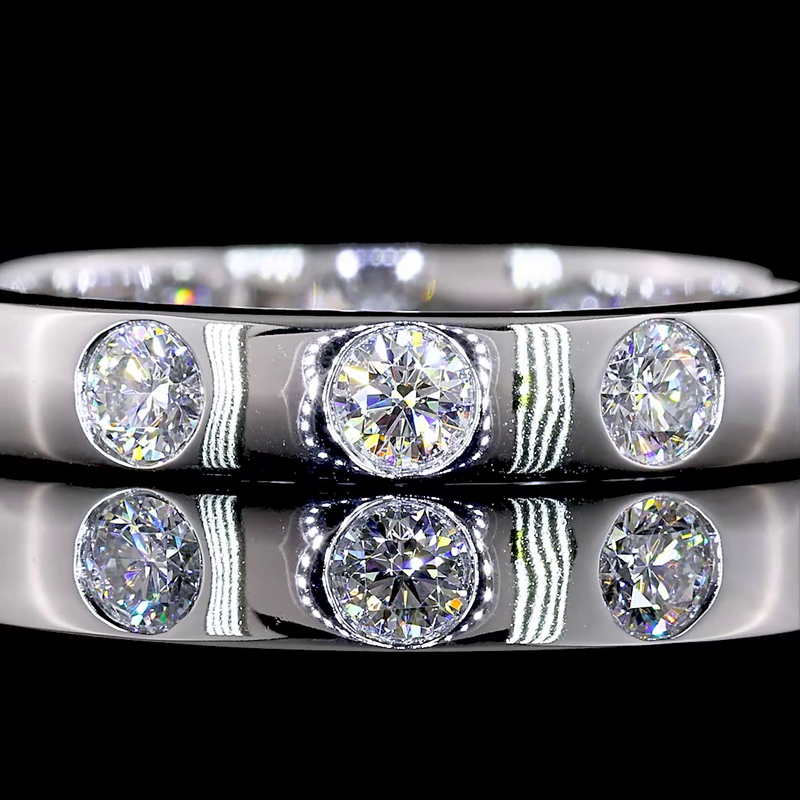 3/4ctw Flush Round Eternity Band