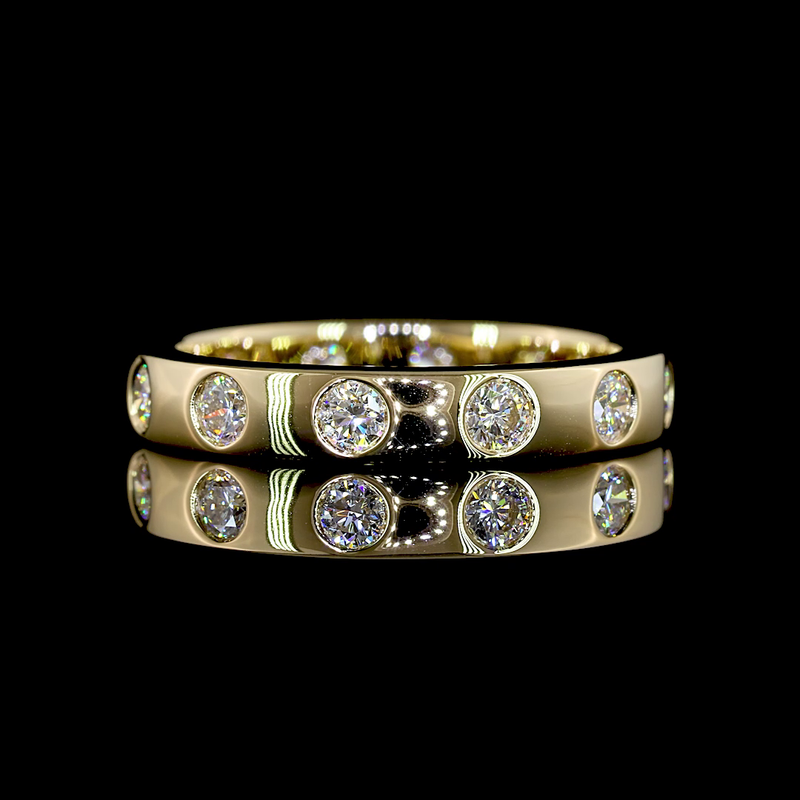 3/4ctw Flush Round Eternity Band