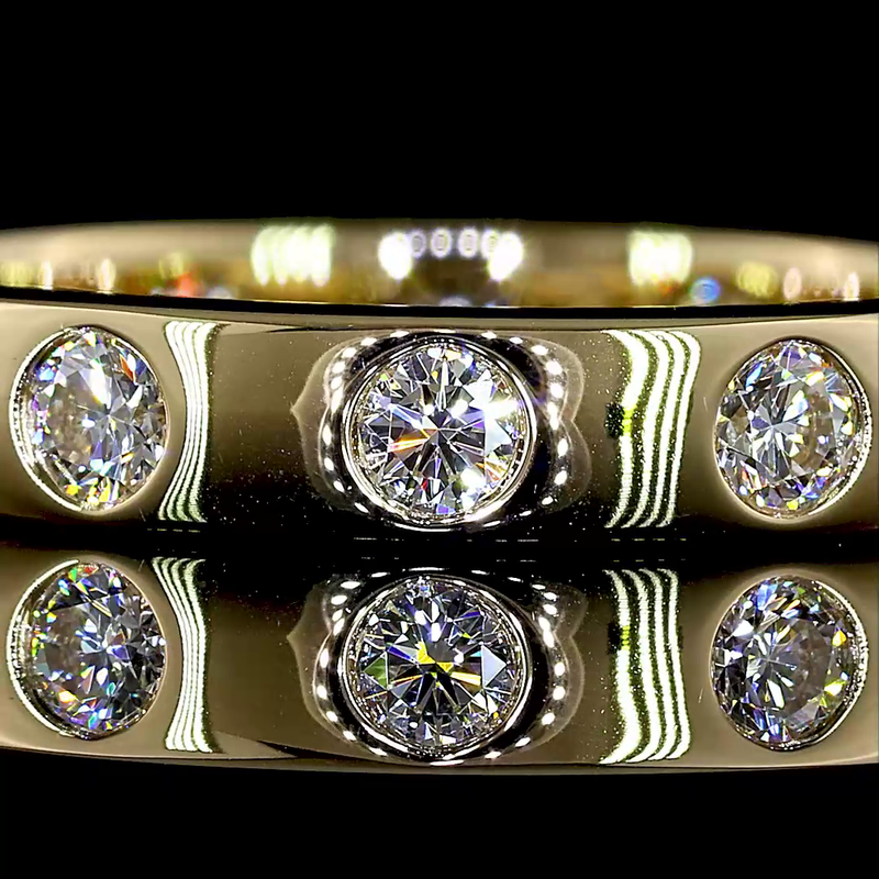 3/4ctw Flush Round Eternity Band