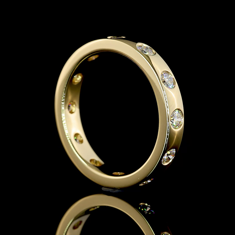3/4ctw Flush Round Eternity Band