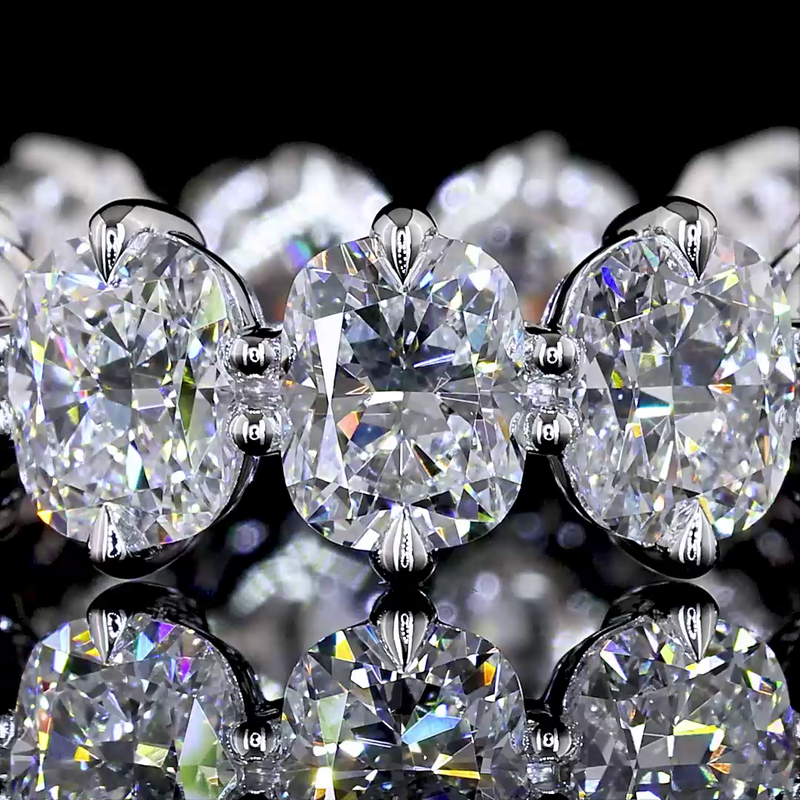 5ctw Cushion Prong Diamond Eternity Band