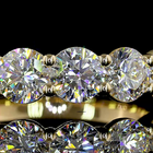 6ctw Prong Round Seven Stone Band