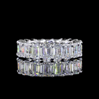 7ctw Emerald Prong Diamond Eternity Band