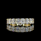 1-3/4ctw Prong Cushion Half Eternity Band