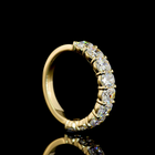 1-3/4ctw Prong Cushion Half Eternity Band