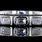 3/8ctw Flush East West Baguette Eternity Band